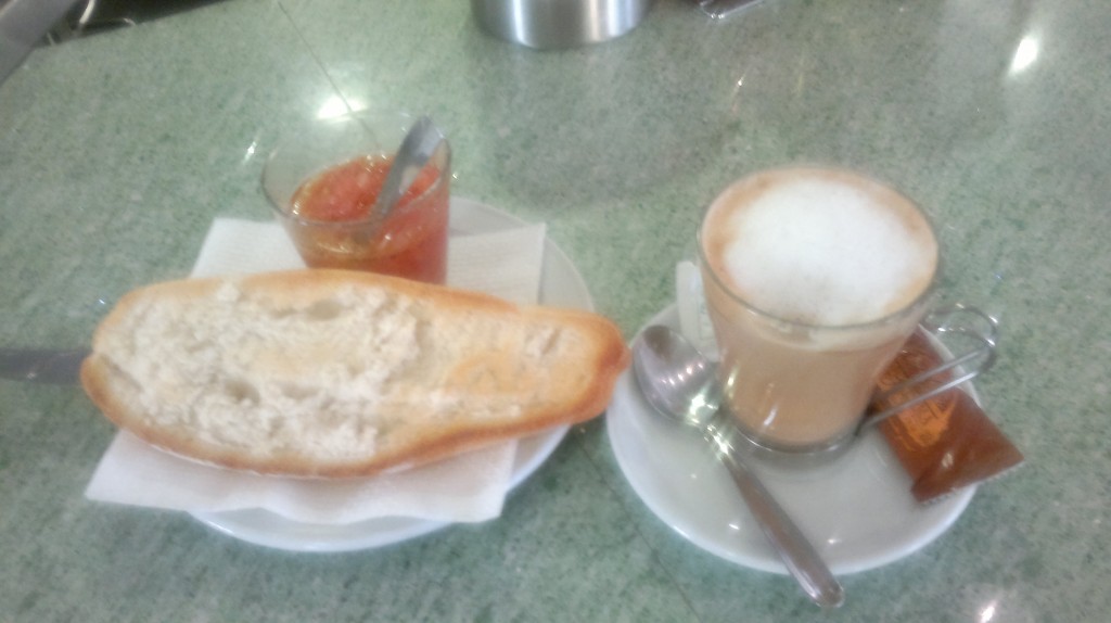 Frukost i Andalucien