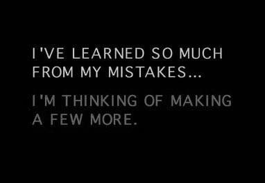 att göra misstag